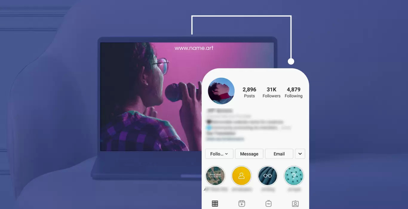 How to link your .ART domain to your Instagram account .ART